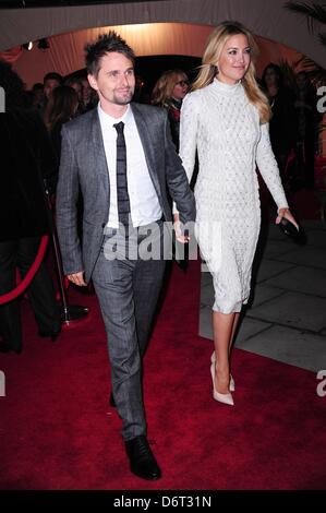 New York, Stati Uniti d'America. Il 22 aprile, 2013. Matt Bellamy Kate Hudson presso gli arrivi per il fondamentalista riluttante Premiere al Tribeca Film Festival 2013, Tribeca Performing Arts Center (BMCC TPAC), New York, NY Aprile 22, 2013. Foto di: Gregorio T. Binuya/Everett raccolta/Alamy Live News Foto Stock