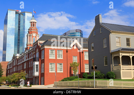 Torre dell Orologio su Stati Uniti Courthouse,Knoxville, Tennessee, Stati Uniti d'America Foto Stock