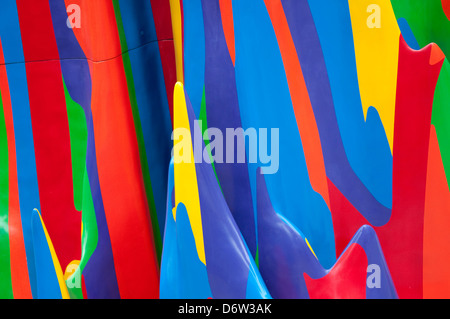 Close up Splotch 15, artwork sul display in City Hall Park di New York City, Stati Uniti d'America Foto Stock