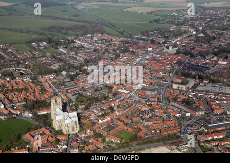 Vista aerea di Beverley, East Yorkshire Foto Stock