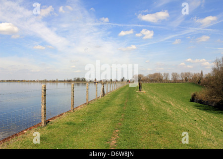 Isola il serbatoio del granaio, West Molesey, Surrey in Inghilterra REGNO UNITO Foto Stock