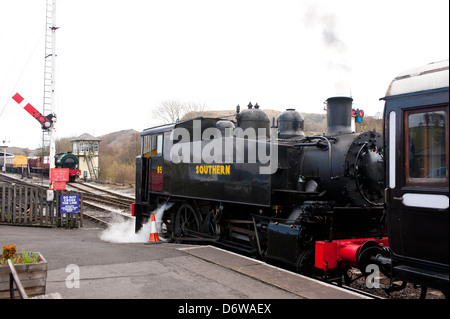 Embsay e Bolton Abbey steam railway Foto Stock