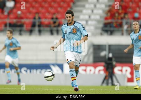 Koke (ESP), 6 settembre 2012 - Calcio : UEFA Under campionato turno di qualificazione match tra U21 Svizzera e Spagna, a Tourbillon Stadium, Sion, Svizzera, 6 settembre 2012. (Foto di AFLO) Foto Stock