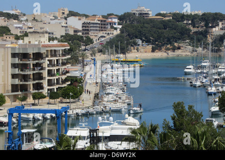 Porto Cristo a nord-est di Maiorca maiorca cala millor spagna area Europa Foto Stock