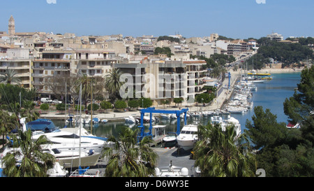 Porto Cristo a nord-est di Maiorca maiorca cala millor spagna area Europa Foto Stock