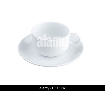 Un vuoto di tè o caffè cup con determinazione Foto Stock