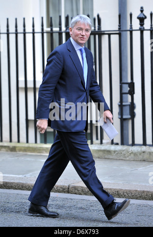 Lo sviluppo internazionale segretario Andrea Mitchell arriva al 10 di Downing Street. Londra, Inghilterra - 08.03.12 Foto Stock