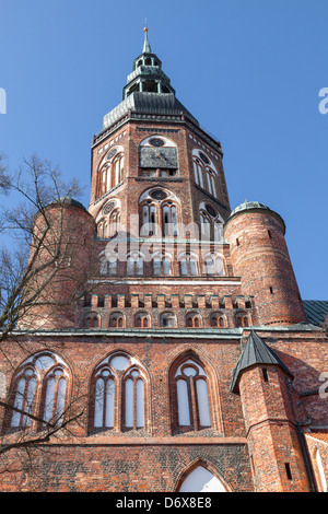 St Nicholas' cattedrale, Greifswald, Mecklenburg Vorpommern, Germania Foto Stock