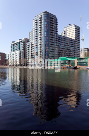 Capacità posto, Millwall Inner Dock, Millwall, Isle of Dogs, Londra. Foto Stock