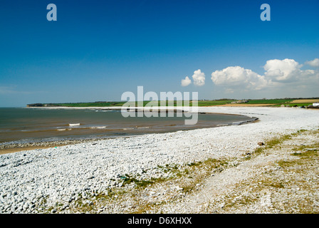 Spiaggia di Aberthaw, Gileston, Glamorgan Heritage Costa, Vale of Glamorgan, South Wales, Regno Unito. Foto Stock