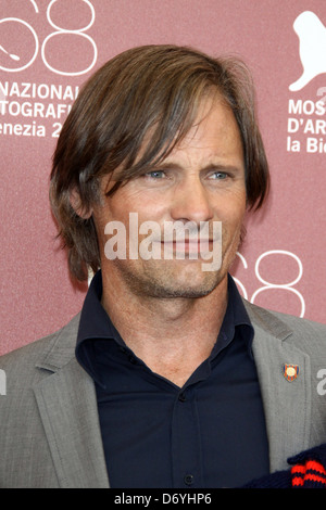 Viggo Mortensen sessantottesima Mostra del Cinema di Venezia - Giorno 3 - 'un pericoloso metodo " photocall Venezia Italia - 02.09.11 Foto Stock