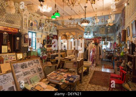 Il Museo ebraico di collezionare le cose, gli ebrei hanno lasciato dietro di Fez, Marocco durante emmigration, Foto Stock