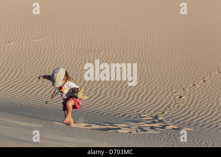 Vacanza familiare destinazione: Dahab, nei pressi del Mar Rosso in Egitto (Sinai) Foto Stock