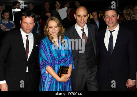 Mark Strong, Dominic West, James Purefoy, Samantha Morton John Carter premiere del film trattenuto al BFI Southbank - Arrivi. Foto Stock