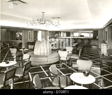 Everglades Club Cocktail Lounge, Palm Beach, CA 1940 Foto Stock