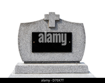 Blank lapide Iisolated ( percorso di clipping ) Foto Stock