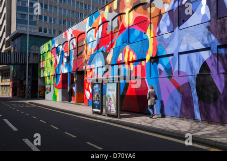 Street Art Graffiti Nelson Street Bristol Foto Stock