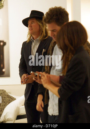 Val Kilmer celebrità frequentare il Urs Fischer: Letti & problema mostra di pittura presso la Gagosian Gallery di Beverly Hills Foto Stock