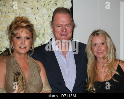 Kathy Hilton, Rick Hilton, Kim Richards QVC presenta il buzz red carpet cocktail party tenuto presso il Four Seasons Hotel - Foto Stock