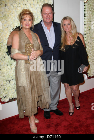 Kathy Hilton, Rick Hilton, Kim Richards QVC presenta il buzz red carpet cocktail party tenuto presso il Four Seasons Hotel - Foto Stock