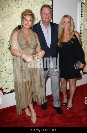 Kathy Hilton, Rick Hilton, Kim Richards QVC presenta il buzz red carpet cocktail party tenuto presso il Four Seasons Hotel - Foto Stock