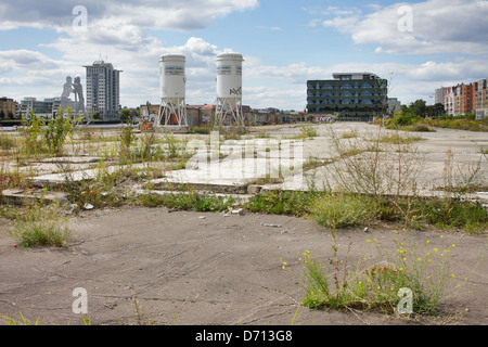 Berlino, Germania, ex oriente Haven in Stralauer Allee Foto Stock