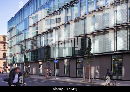 Berlino, Germania, edifici per uffici e strutture del Bundestag tedesco Foto Stock