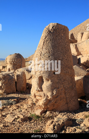 Resti di Nemrut Dagi, Adiyaman, Turchia Foto Stock