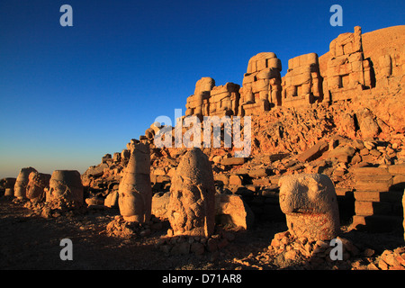 Resti di Nemrut Dagi, Adiyaman, Turchia Foto Stock