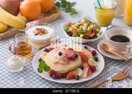 Frittelle di frutta Foto Stock