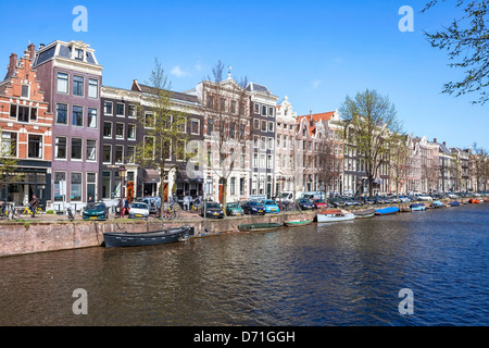 Amsterdam, Prinsengracht, North Holland, Paesi Bassi Foto Stock