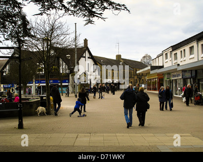 Strada principale Milngavie zona pedonale East Dunbartonshire Foto Stock