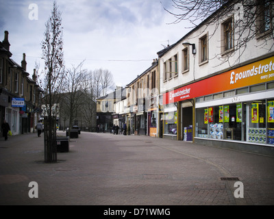 Strada principale Milngavie zona pedonale East Dunbartonshire Foto Stock