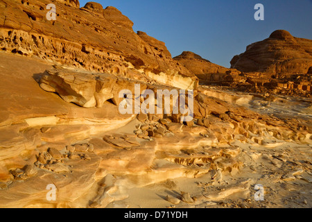 Il deserto a Mattamir, Sinai, Egitto Foto Stock