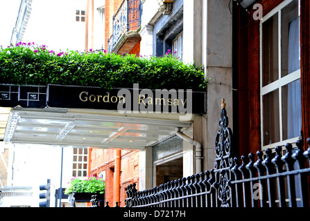 Ristorante Gordon Ramsay presso il Claridge's Hotel a Mayfair London W1 2013 Foto Stock