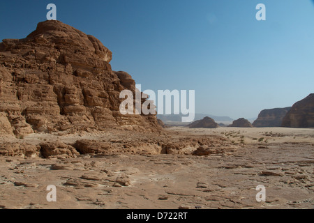 Il paesaggio del deserto, Sinai, Egitto Foto Stock