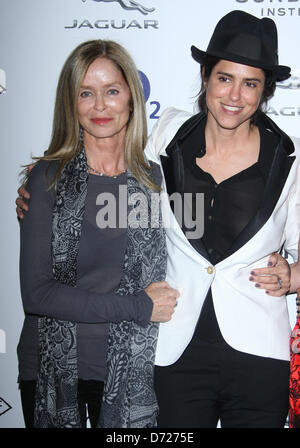 FRANCESCA GREGORINI & Barbara Bach Emanuel e la verità circa i pesci. INTERNATIONAL PREMIERE al Sundance Film di Londra e um Foto Stock