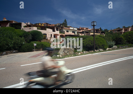 Porto Cervo, Italia casa vacanze zona mansonia Sul porto della Sardegna Foto Stock