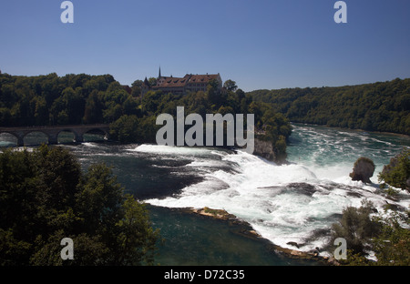 Neuhausen, Svizzera, guarda le Cascate del Reno Foto Stock