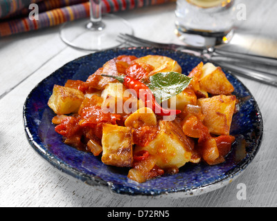 Patas bianche tapas Foto Stock