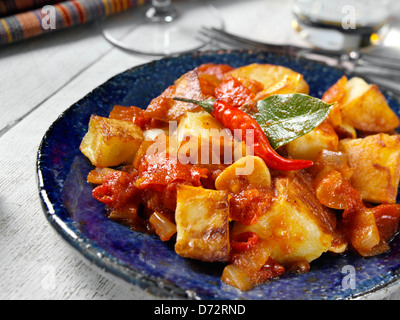 Patas bianche tapas Foto Stock