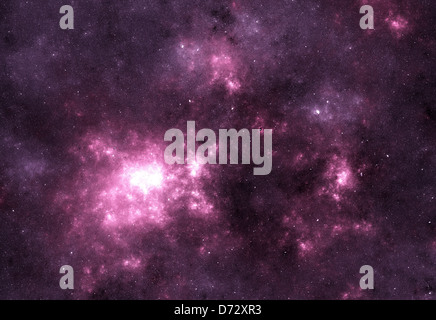 Spazio profondo stelle sfondo astratto Foto Stock