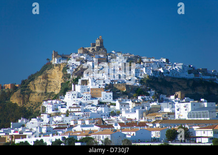 Vista di Arcos de la Frontera, Cadice, Spagna Foto Stock