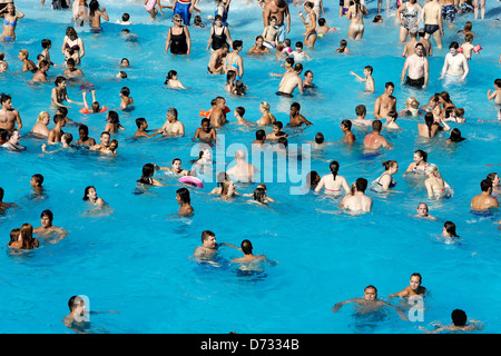 Essen Germany, giorno di estate in Grugabad Foto Stock