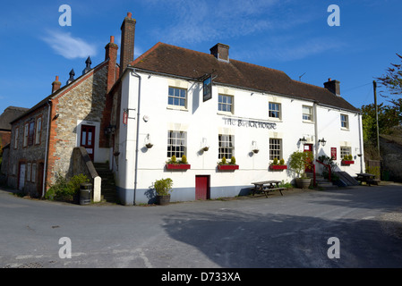 Il cavallo nero Public House A Amberley, West Sussex, Regno Unito Foto Stock