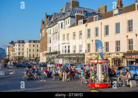 Margate Kent England la zona della Città Vecchia vicino al porto ed al centro di Turner Foto Stock