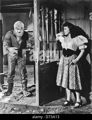 La casa di Frankenstein 1944 Universal Pictures film con Lon Chaney Jnr e Anne Gwynne Foto Stock