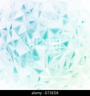 Triangolo blu sfondo astratto Foto Stock