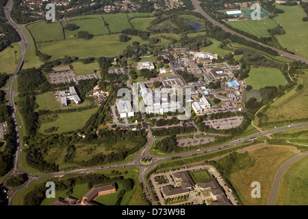 Vista aerea della Open University a Milton Keynes Foto Stock