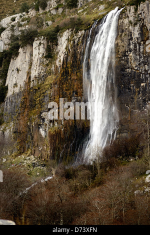 Nascita fiume motivo, Cantabria, SPAGNA Foto Stock